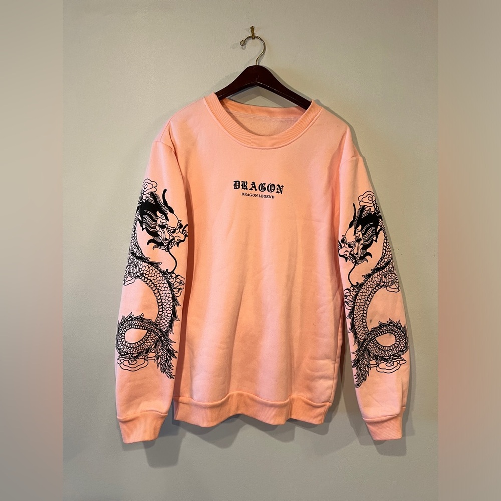 Pink dragon sweatshirt